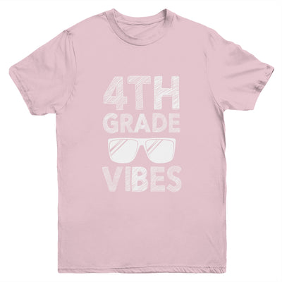 Back To School 4th Grade Vibes Youth Shirt | siriusteestore