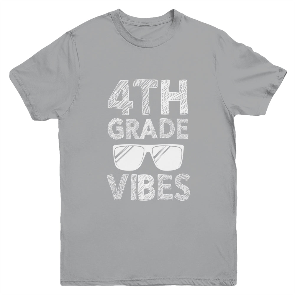 Back To School 4th Grade Vibes Youth Shirt | siriusteestore