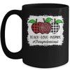 Back To School Para Paraprofessional Teacher Leopard Mug | siriusteestore