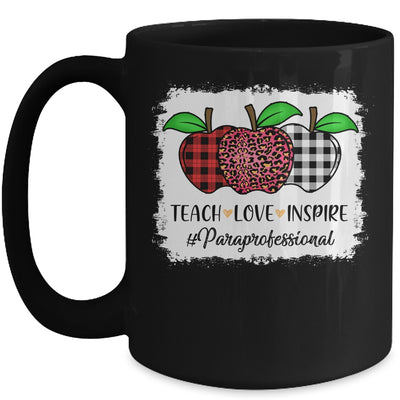 Back To School Para Paraprofessional Teacher Leopard Mug | siriusteestore