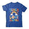 Back To School Teach Love Inspire Retro Teachers Shirt & Tank Top | siriusteestore