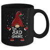 Bad Gnome Buffalo Plaid Matching Christmas Pajama Gift Mug | siriusteestore