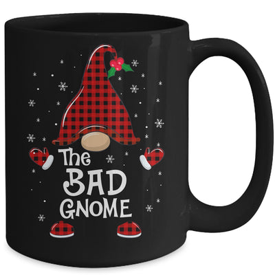 Bad Gnome Buffalo Plaid Matching Christmas Pajama Gift Mug | siriusteestore