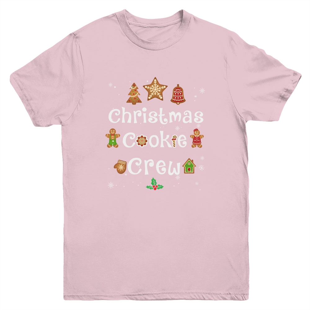 Bakers Christmas Cookie Crew Family Baking Team Holiday Cute Youth Shirt | siriusteestore