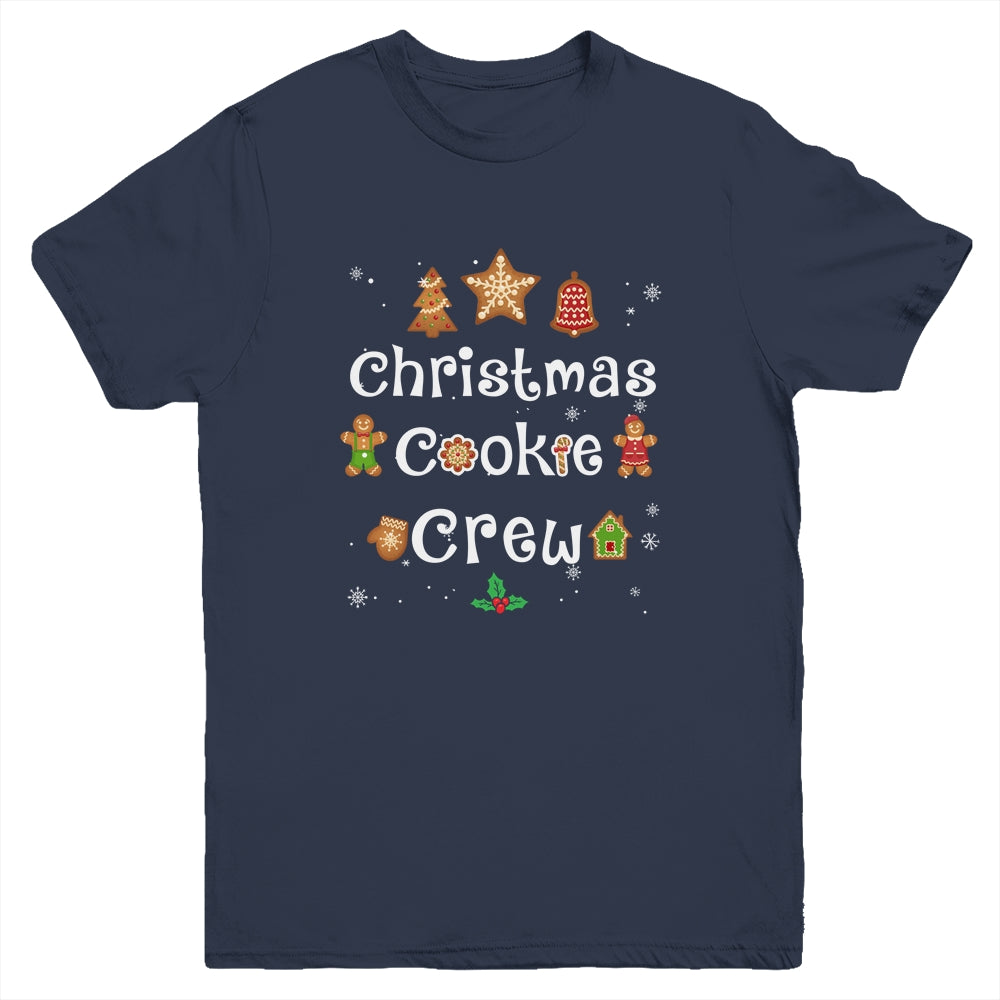 Bakers Christmas Cookie Crew Family Baking Team Holiday Cute Youth Shirt | siriusteestore