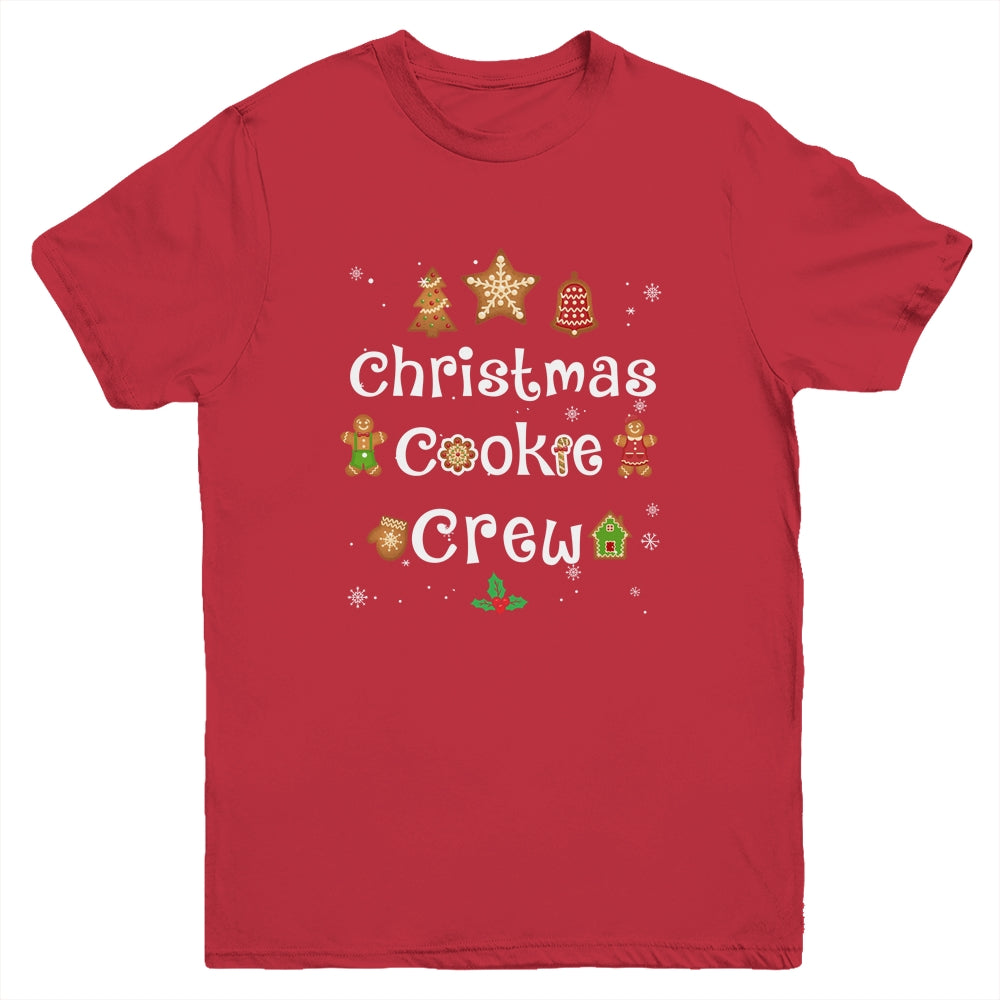 Bakers Christmas Cookie Crew Family Baking Team Holiday Cute Youth Shirt | siriusteestore