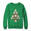 Baseball Christmas Tree Santa Pickleball X Mas Lights Shirt & Sweatshirt | siriusteestore
