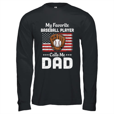 Baseball Dad My Favorite Baseball Player Calls Me Dad Shirt & Hoodie | siriusteestore