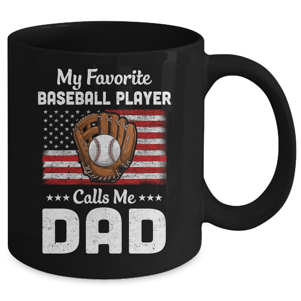 Baseball Dad My Favorite Baseball Player Calls Me Dad Mug | siriusteestore