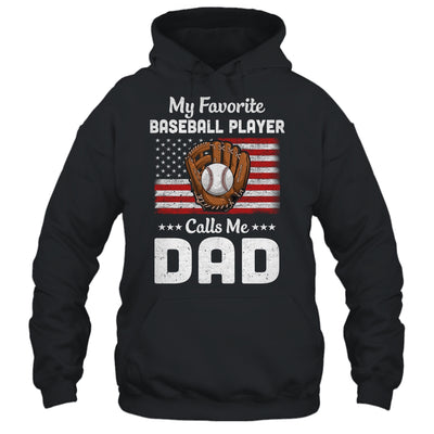 Baseball Dad My Favorite Baseball Player Calls Me Dad Shirt & Hoodie | siriusteestore