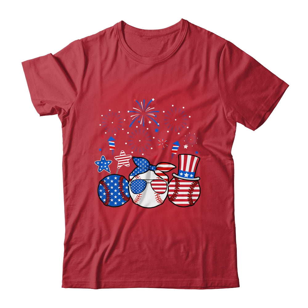 Baseball Lover Patriotic 4th Of July Independence Day Shirt & Tank Top | siriusteestore