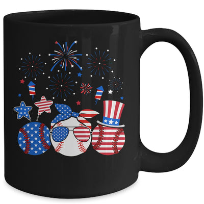 Baseball Lover Patriotic 4th Of July Independence Day Mug | siriusteestore