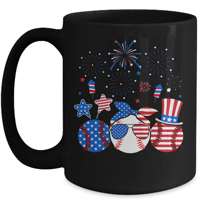 Baseball Lover Patriotic 4th Of July Independence Day Mug | siriusteestore