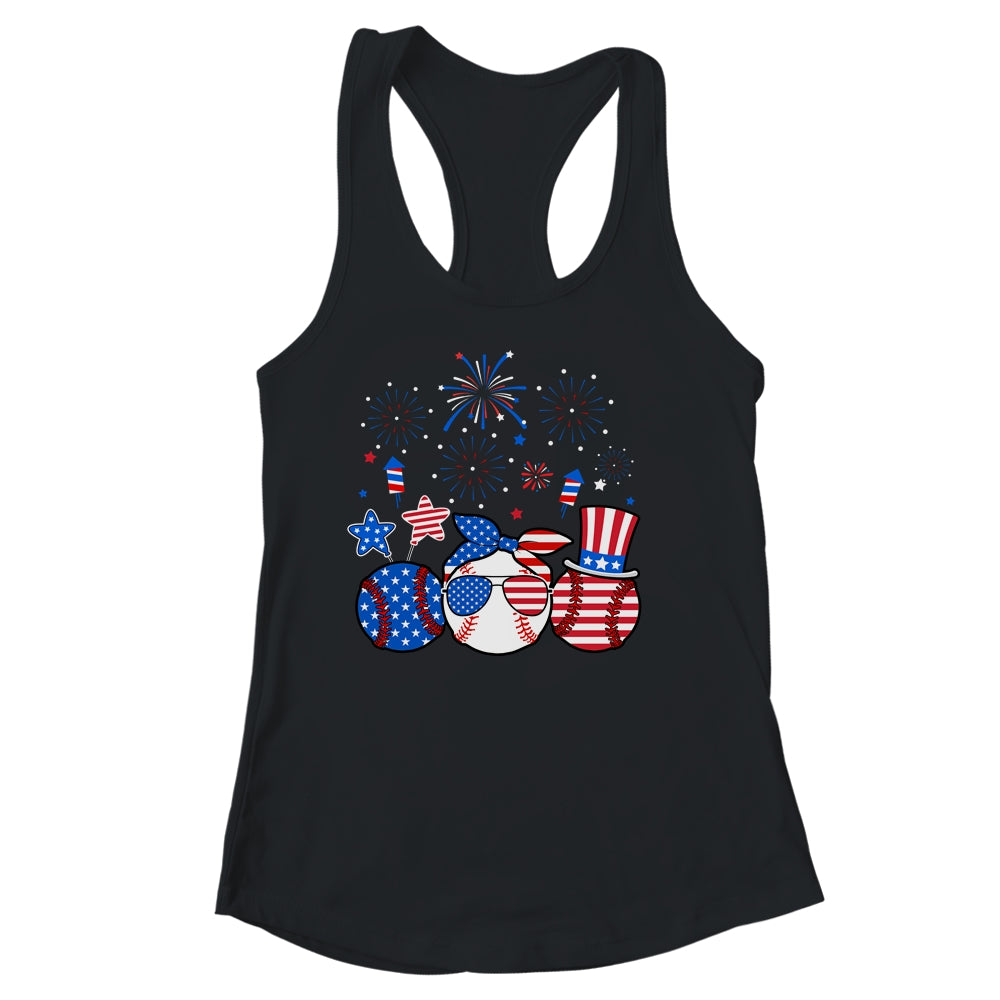 Baseball Lover Patriotic 4th Of July Independence Day Shirt & Tank Top | siriusteestore