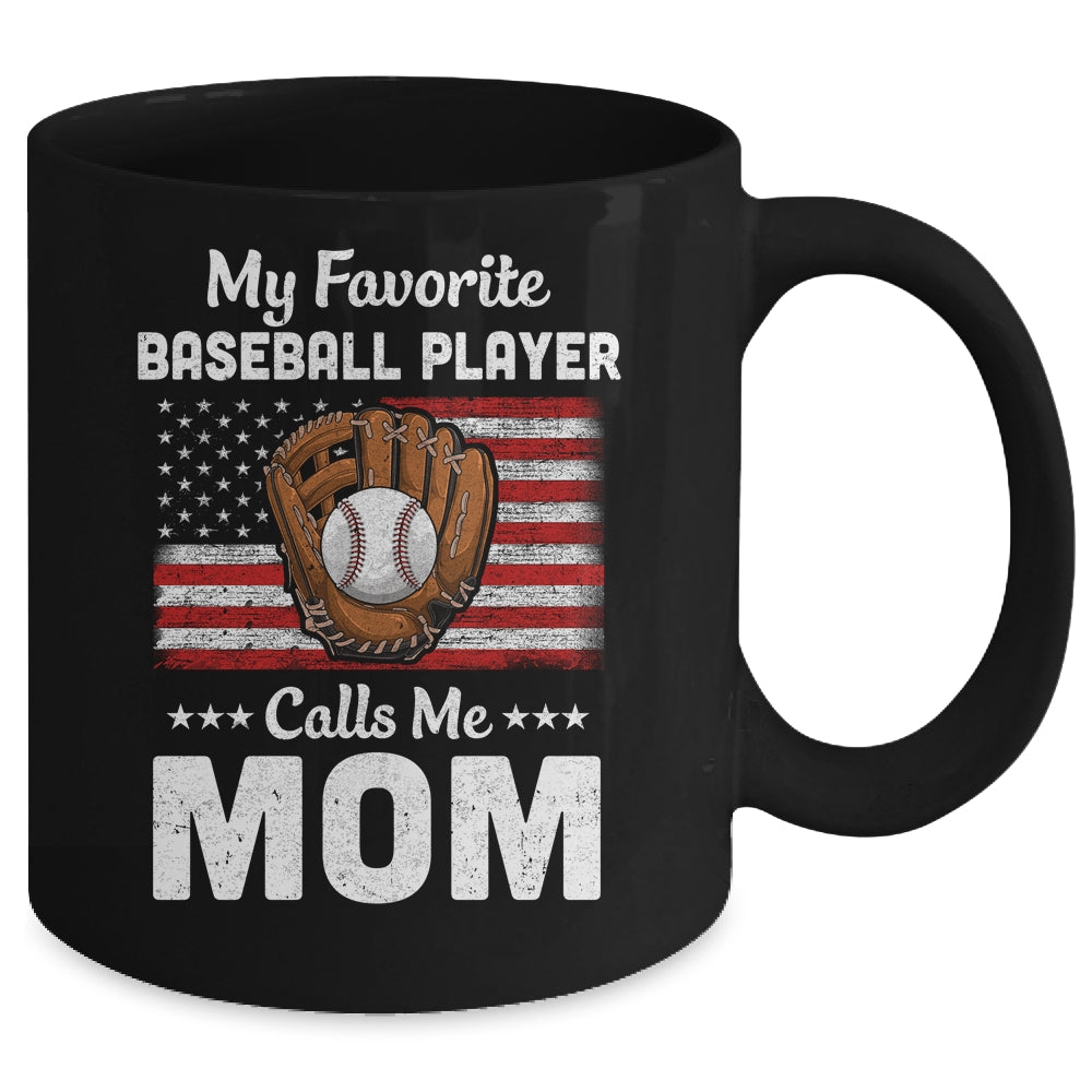 Baseball Mom My Favorite Baseball Player Calls Me Mom Mug | siriusteestore