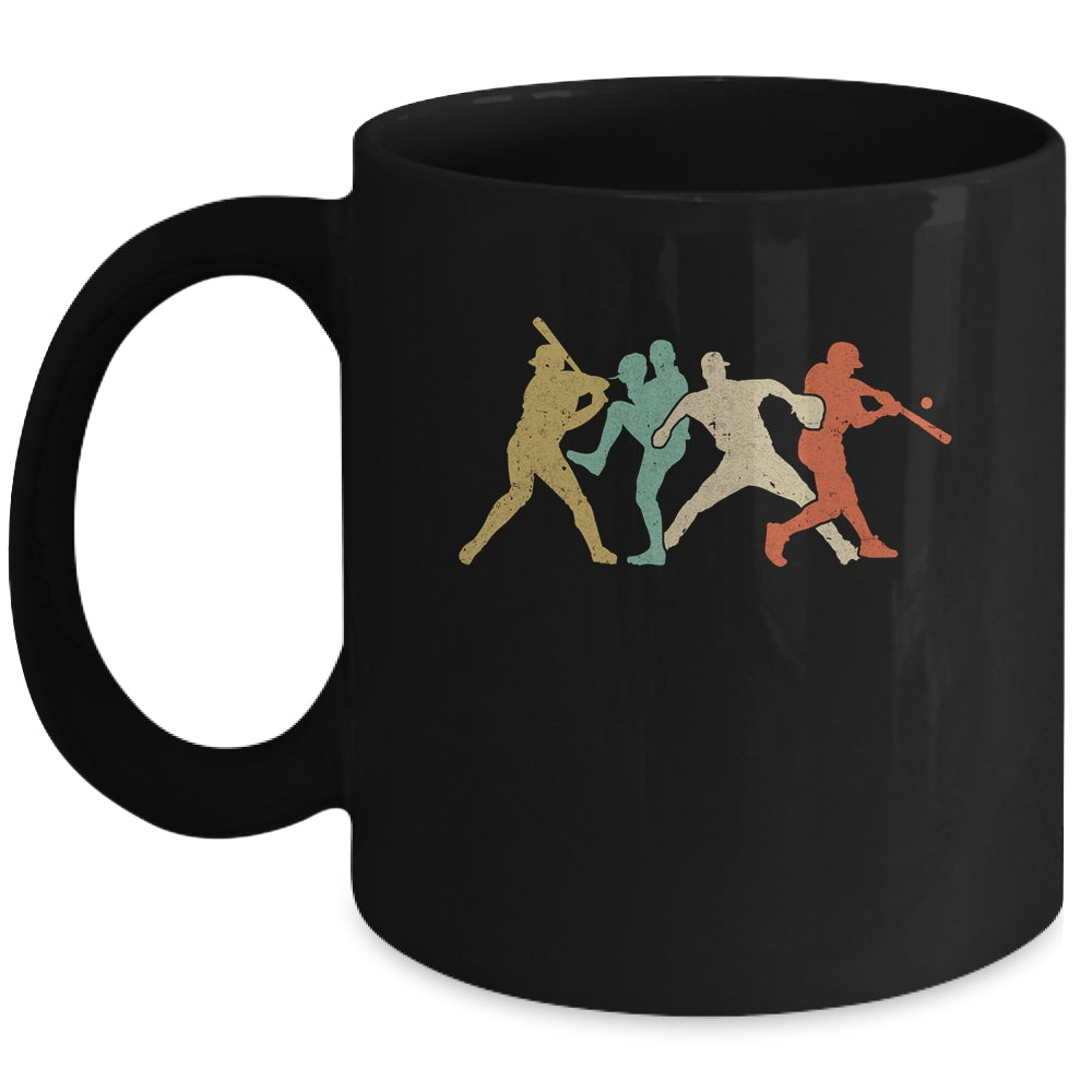 Baseball Retro Vintage Catcher Pitcher Batter Mug | siriusteestore