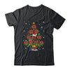 Basketball Christmas Tree Santa Pickleball X Mas Lights Shirt & Sweatshirt | siriusteestore