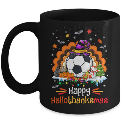 Basketball Halloween Christmas Thanksgiving Hallothanksmas Mug | siriusteestore