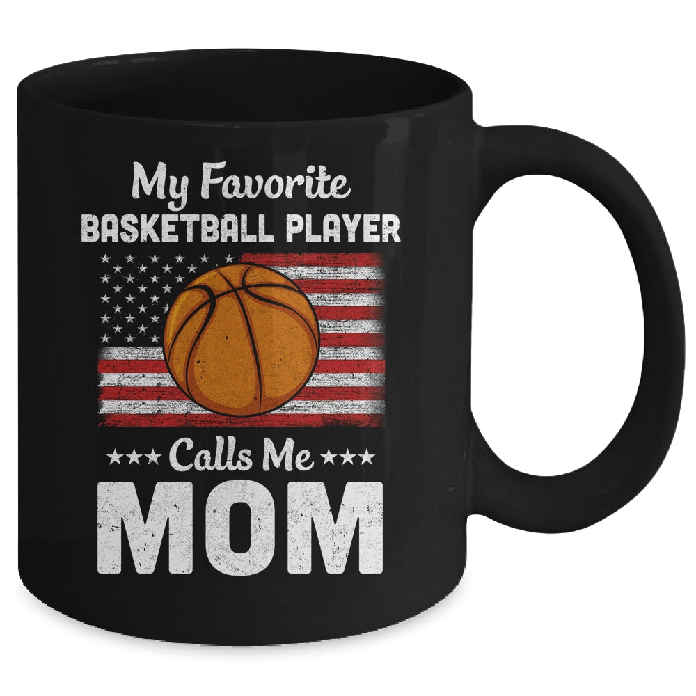 Basketball Mom My Favorite Basketball Player Calls Me Mom Mug | siriusteestore