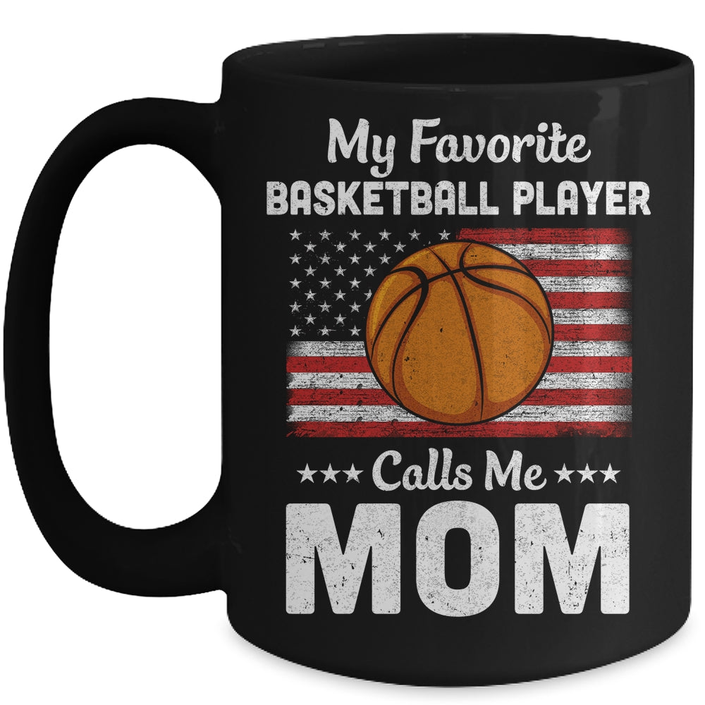 Basketball Mom My Favorite Basketball Player Calls Me Mom Mug | siriusteestore