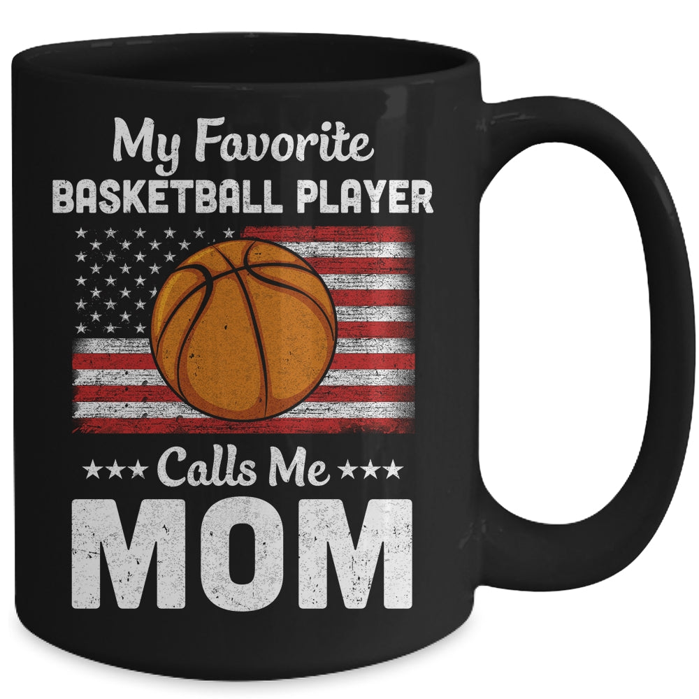 Basketball Mom My Favorite Basketball Player Calls Me Mom Mug | siriusteestore
