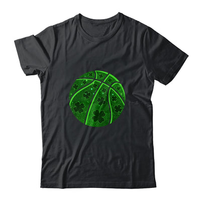Basketball Shamrock Lucky Clover Irish St Patricks Day Boys Shirt & Hoodie | siriusteestore