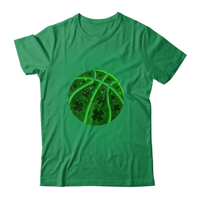 Basketball Shamrock Lucky Clover Irish St Patricks Day Boys Shirt & Hoodie | siriusteestore