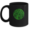 Basketball Shamrock Lucky Clover Irish St Patricks Day Boys Mug | siriusteestore