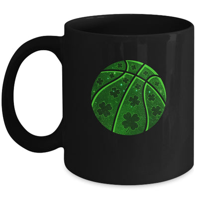 Basketball Shamrock Lucky Clover Irish St Patricks Day Boys Mug | siriusteestore