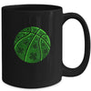 Basketball Shamrock Lucky Clover Irish St Patricks Day Boys Mug | siriusteestore