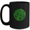 Basketball Shamrock Lucky Clover Irish St Patricks Day Boys Mug | siriusteestore