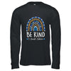 Be Kind Autism Awareness Leopard Rainbow I Accept Autism Shirt & Hoodie | siriusteestore