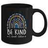 Be Kind Autism Awareness Leopard Rainbow I Accept Autism Mug | siriusteestore