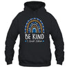 Be Kind Autism Awareness Leopard Rainbow I Accept Autism Shirt & Hoodie | siriusteestore