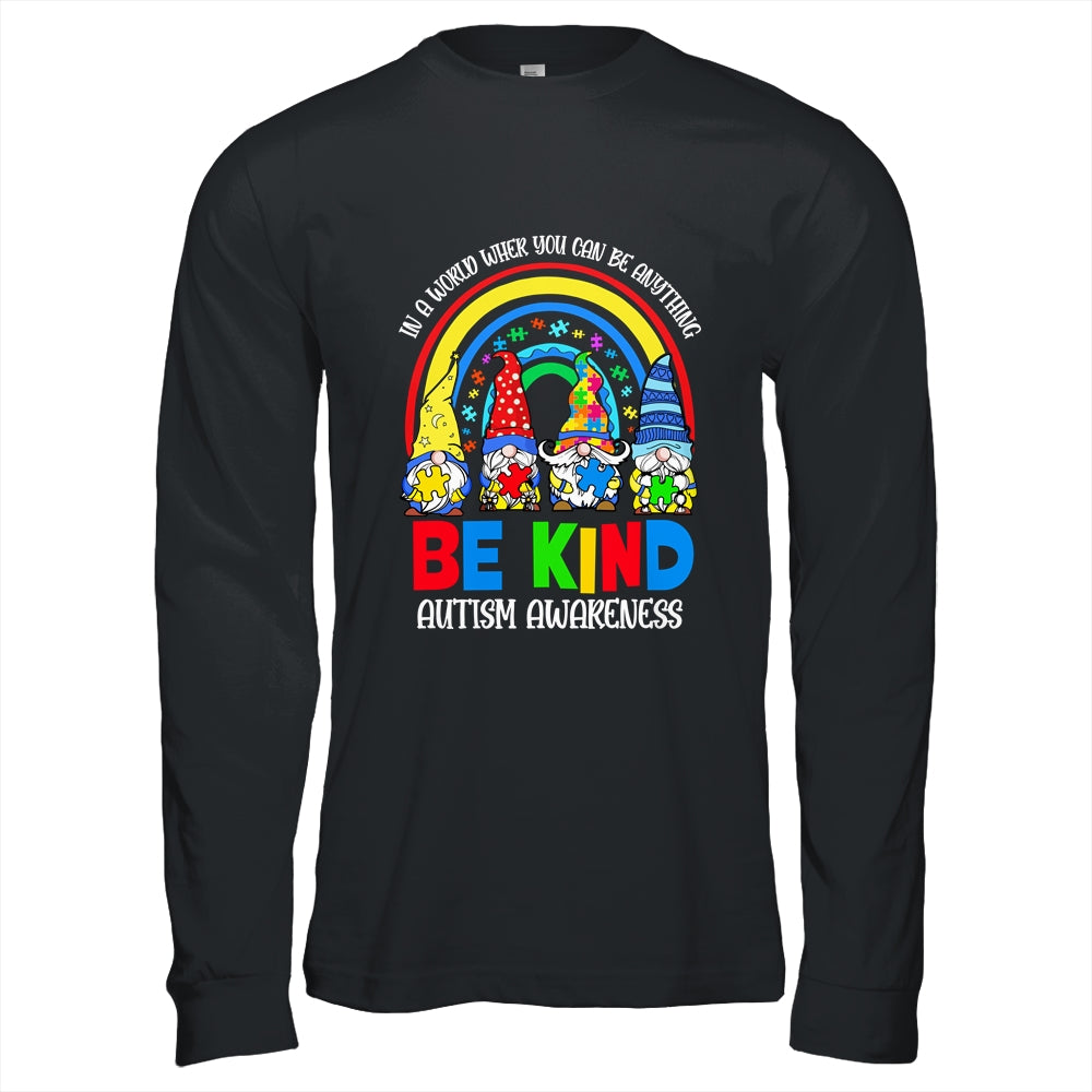 Be Kind Autism Awareness Month Rainbow Gnomes Puzzle Shirt & Hoodie | siriusteestore