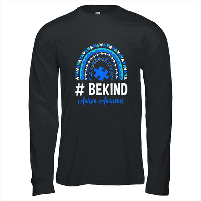 Be Kind Autism Awareness Women Girls Leopard Rainbow Shirt & Hoodie | siriusteestore