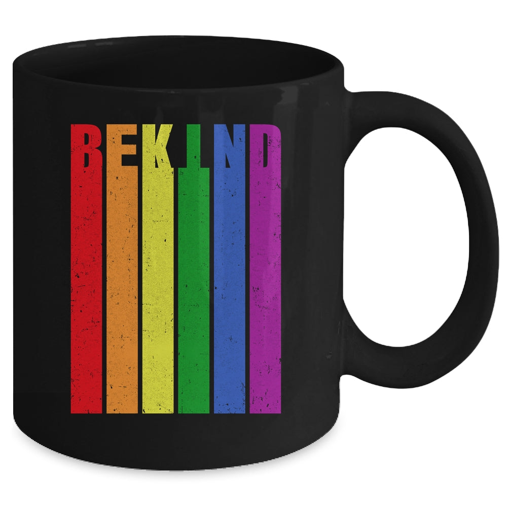 Be Kind Be You LGBT Pride Month Flag Rainbow LGBTQ Mug | siriusteestore