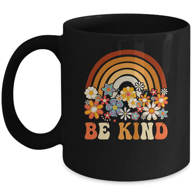 Be Kind Rainbow Choose Kindness Anti Bullying Groovy Organe Mug | siriusteestore