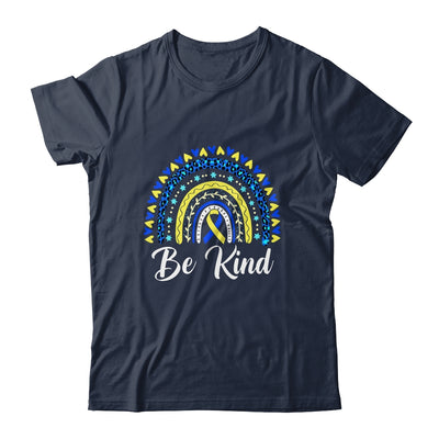 Be Kind Rainbow World Down Syndrome Awareness Day Shirt & Hoodie | siriusteestore