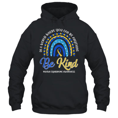 Be Kind We Wear Blue And Yellow Down Syndrome Awareness Shirt & Hoodie | siriusteestore