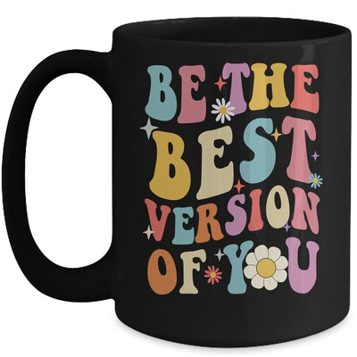 Be The Best Version Of You Peace Love 60s 70s Groovy Mug | siriusteestore