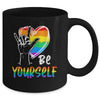 Be Yourself Lovely LGBT Gay Pride Lesbian Gays Love Mug | siriusteestore