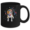 Beagle Dog American USA Flag 4th of July Men women Lover Mug | siriusteestore