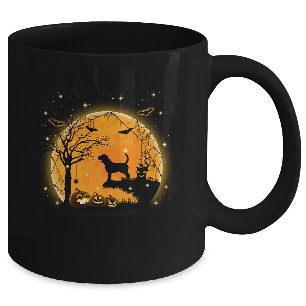 Beagle Dog And Moon Funny Halloween Costume Gift Mug | siriusteestore