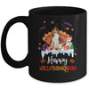 Beagle Happy HalloThanksMas Halloween Thanksgiving Christmas Mug | siriusteestore