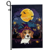 Beagle Witch Halloween Flag Castle Background For Dog Lover Home | siriusteestore