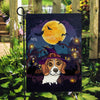 Beagle Witch Halloween Flag Castle Background For Dog Lover Home | siriusteestore