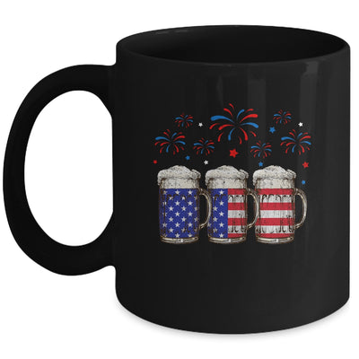 Beer American Flag 4th of July For Men Women Merica USA Mug | siriusteestore