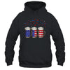 Beer American Flag 4th of July For Men Women Merica USA Shirt & Tank Top | siriusteestore
