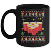 Beer Pong Drinking Game Ugly Christmas Sweater Funny Gift Mug | siriusteestore